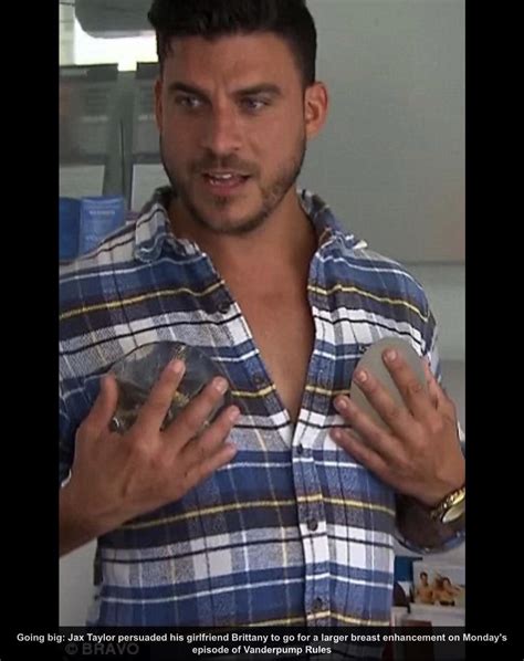 Jax trying out his new "big ole titties" for size : r/vanderpumprules