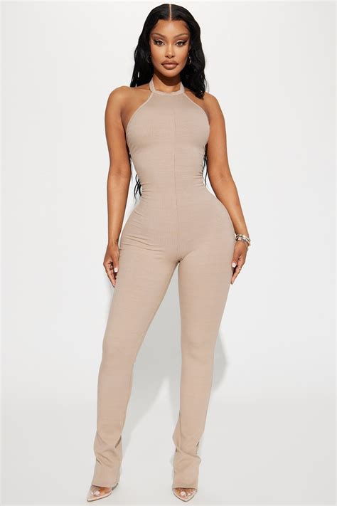 Shilah Jumpsuit - Taupe | Fashion Nova | Taupe fashion, Fashion nova