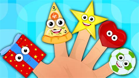 Shapes Finger Family | Learn Shapes | Nursery Rhymes | Kids Songs - YouTube