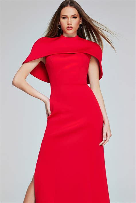 elegant red evening dresses