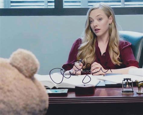 AMANDA SEYFRIED - Ted - (2) – Hollywood Autographs