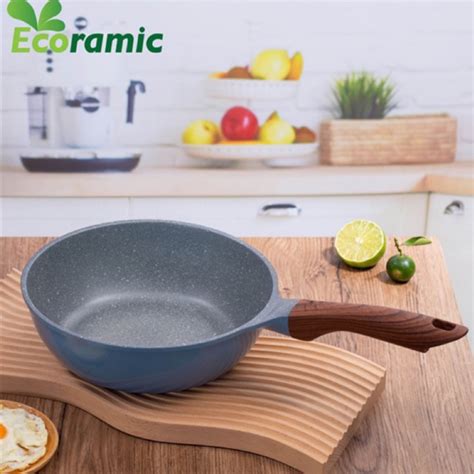 Chảo Chống Dính Vân Đá Đáy Từ Ecoramic Sâu Lòng 22cm 24cm 26cm 28cm ...