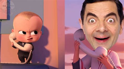 FILME O BEBÊ DE CHEFE 👶 FUNNIEST DISNEY FACE SWAPS Mr Bean Momento