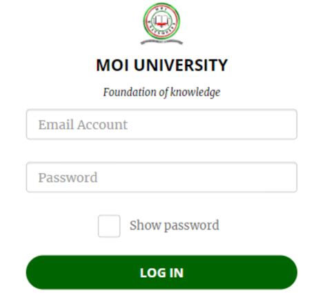 moi university admission letter
