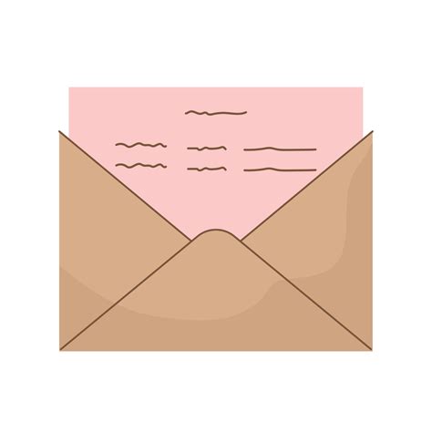 open envelope design  vector art  vecteezy