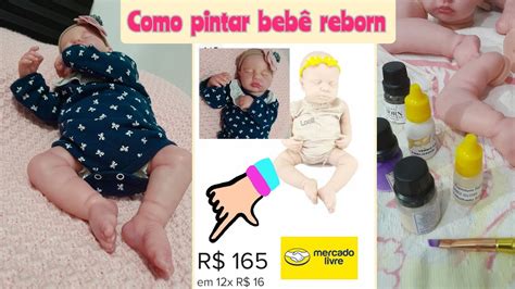 Bebê Reborn Para Pintar - Como pintar bebê reborn! - YouTube
