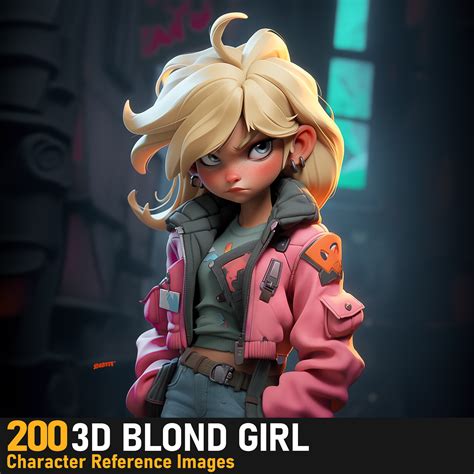 ArtStation - 3D Blond Girl Character |4K Reference Images