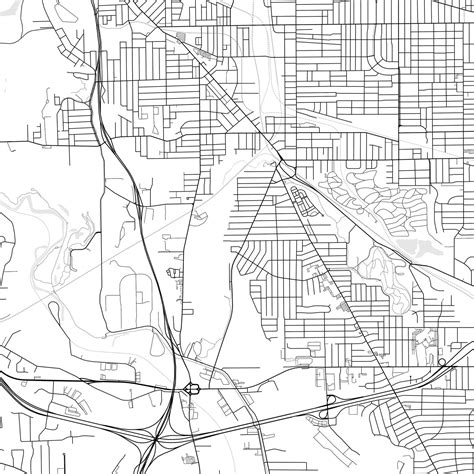 Garfield Heights Map Print, Garfield Heights Map Poster Wall Art, Oh