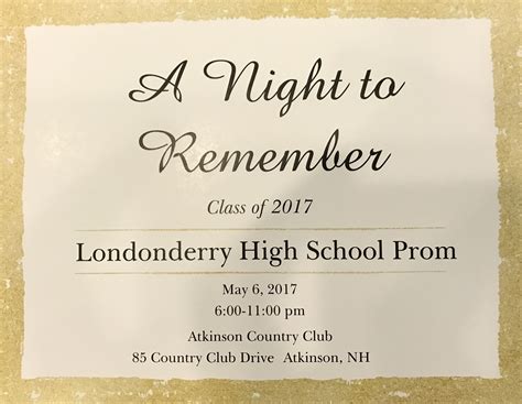 Class of 2017 prom tickets to be sold all week – Lancer Spirit Online