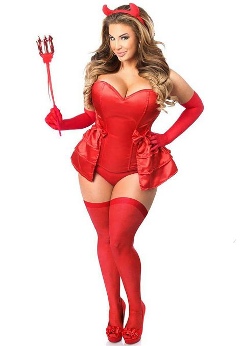 devil costume with corset 3
