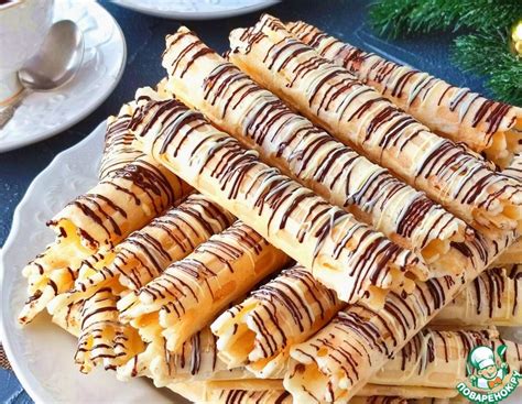 Вафельные трубочки в шоколаде – кулинарный рецепт