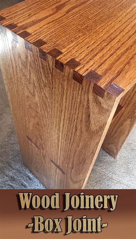 wood joinery box joint