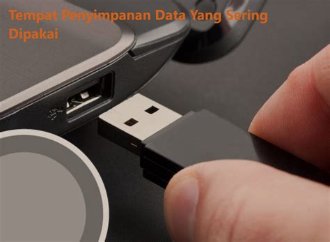 tempat penyimpanan data   dipakai manusia