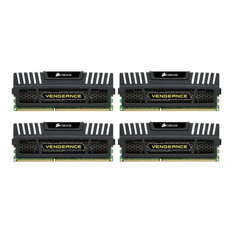CORSAIR Vengeance - DDR3 - kit - 16 GB: 4 x 4 GB - DIMM 240-pin - 1600 ...