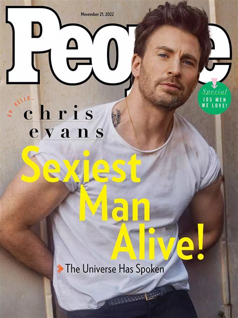 Chris Evans named People magazine's 'Sexiest Man Alive'