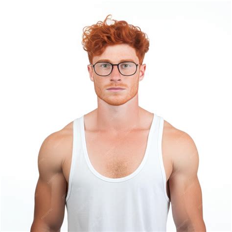 Premium Photo | Photography of a smart looking musculous ginger young