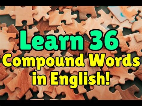 Improve your English Vocabulary with Compound Words - Espresso English