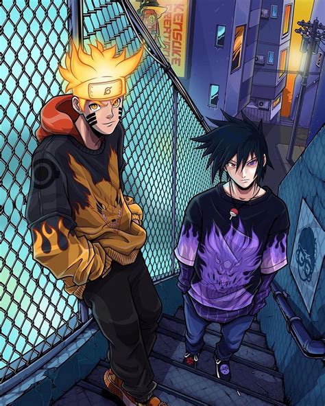 Naruto x Sasuke in Japan street by Mohdayan123 on DeviantArt