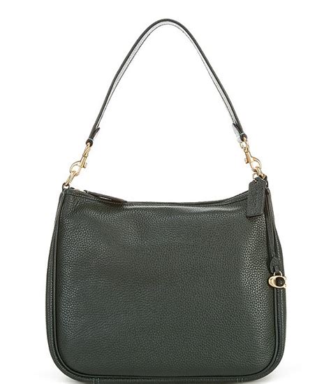 COACH Cary Pebbled Leather Shoulder Bag | Dillard's