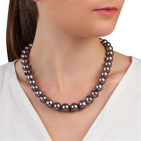 Огърлица с перли Таити, 43 см T01N - Swan Pearls