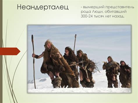 Неандертальцы - презентация онлайн