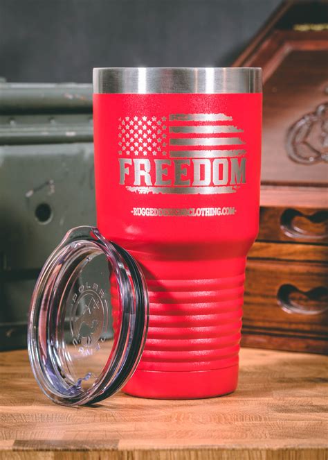Freedom - Laser Etched 30 oz Tumbler – Rugged Designs Clothing Co.
