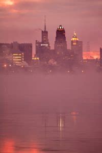 Buffalo, NY Skyline Sunrise: Video And Photos (From Fort Erie, Ontario)