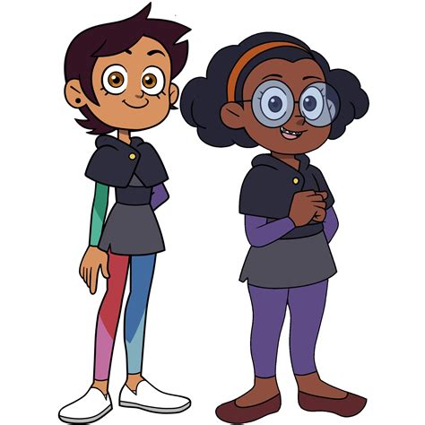 TOH R and R - Luz and Amanda in Hexside Uniforms by