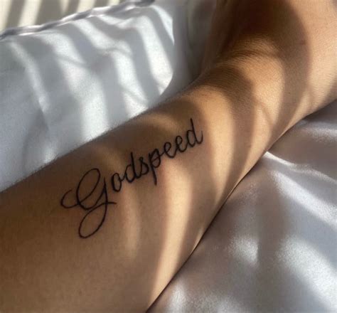godspeed tattoo🫀 | Hand tattoos for girls, Cursive tattoos, Hand tattoos