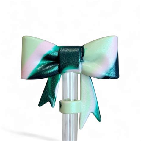 Emerald Kiss 3D Bow Straw Topper – Southern Creative Glamour