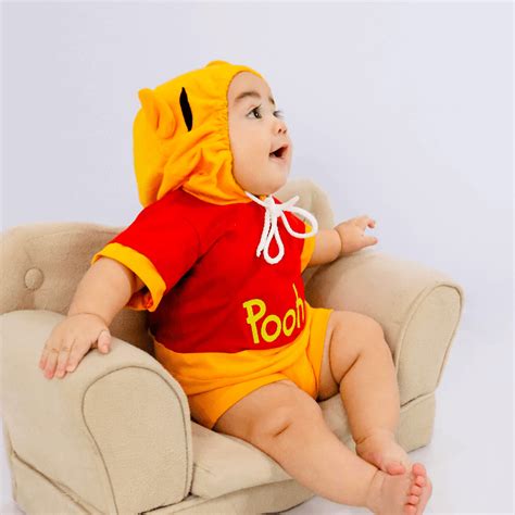 Fantasia Do Ursinho Pooh - Fantasia Ursinho Pooh Bebê Menino - SACOLA DO BEBÊ