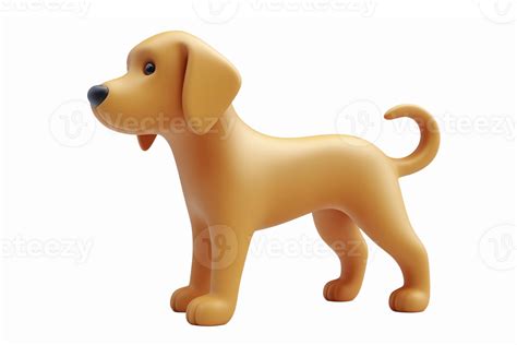 Desenho Do Cachorro Amarelo - desenho animado estilo amarelo cachorro personagem dentro 3d para ...