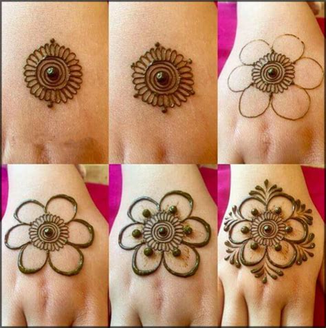 Simple Mehndi Designs For Beginners Step By Step