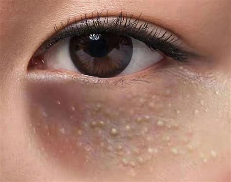 white spots on face not milia 2