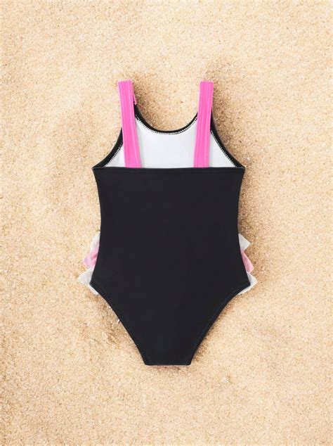 Baby Girl Swan One Piece Ballerina Swimsuit – Little Good Humans