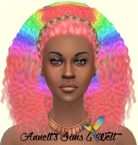 Annett's Sims 4 Welt: Curly Hair - Recolors