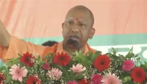 uttar pradesh chief minister yogi adityanath delivers communal speech