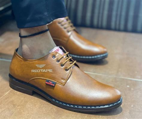 red tape formal shoes