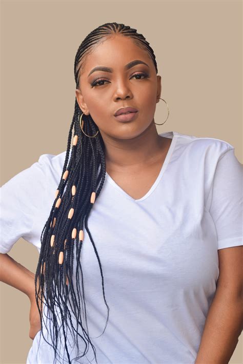 Outstanding South African Hairstyles With Braids Haircut For Oblong