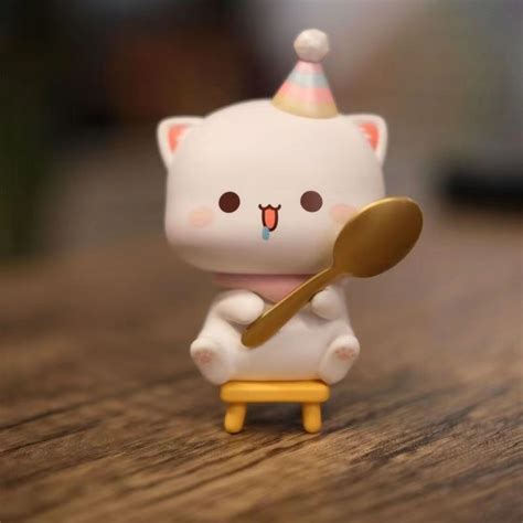 Mitao Cat Series 04 Peach Cat in Love PVC Figures – Toydolls.shop
