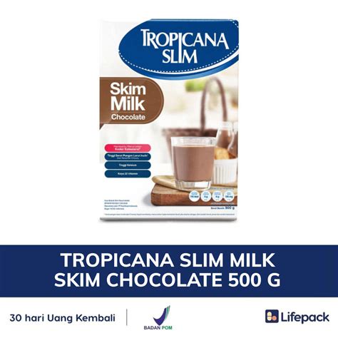 Tropicana Slim Milk Skim Chocolate 500 G | Lifepack.id