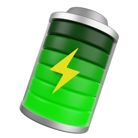 Battery Charge 3D Illustration 10979694 PNG