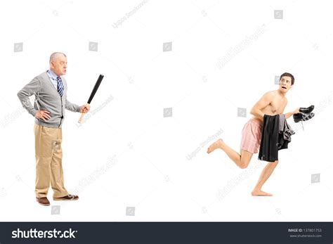 full scared man running images stock  vectors shutterstock