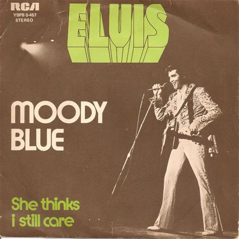 Elvis Presley – Moody Blue (1976, Vinyl) - Discogs