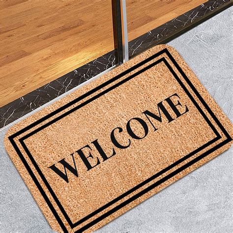 Welcome Doormat Non Entryway Indoor Outdoors Mats Doormat Rug for