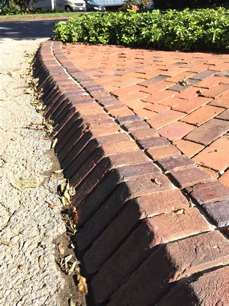 Brick Curb | Masonry, Brick, Sidewalk