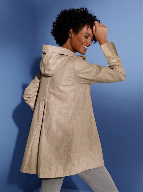 CREATION L PREMIUM Viskose-Leinen-Jacke in sesam | heine