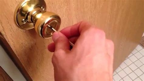 how to open a bedroom lock
