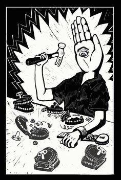 discover  david call art  deaf culture ideas linocut prints