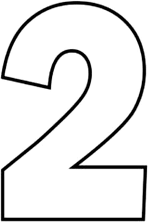 Número 2 Para Imprimir Grande - Números para imprimir | Molde de números, Números para imprimir, Molde